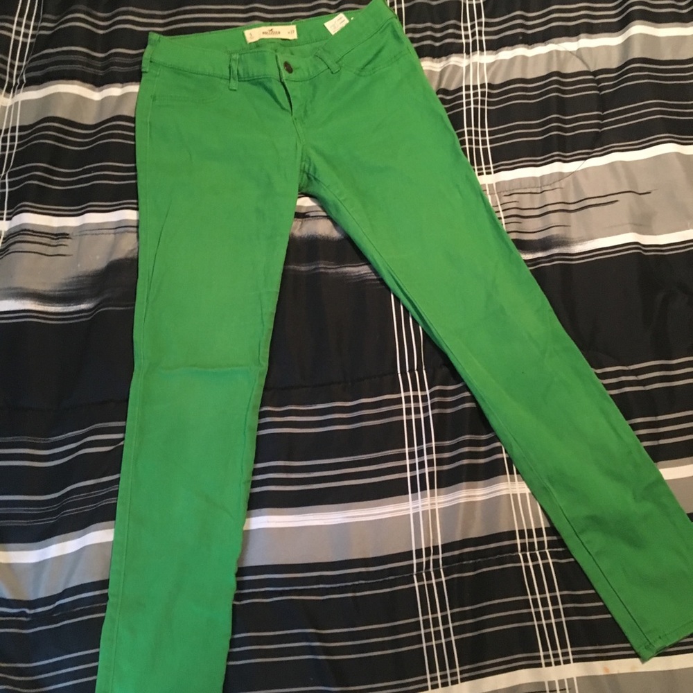 Green jeans